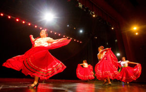 World photo/Mike Bonnicksen Danzas Multiculturales dances to De Torreon a Laredo. Wenatchee's Got Multicultural Talent rehearsal at Numerica Performing Arts Center, in Wenatchee.