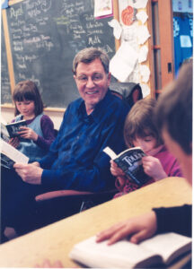 Ron Scutt in his Stehekin classroom