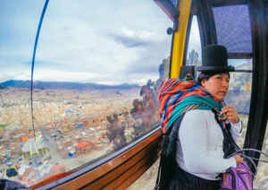 A Bolivian woman of La Paz.