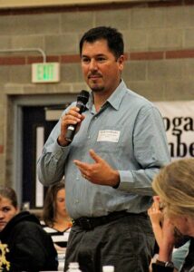 Randy Friedlander, Fish and Wildlife director for the Colville Confederated Tribes, speaks at an IRIS Success Summit