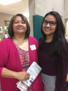 Mary Jo Ybarra-Vega, left and Priscilla Tovar, of Quincy Community Health